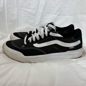 Vans Men's Black and White Sneakers